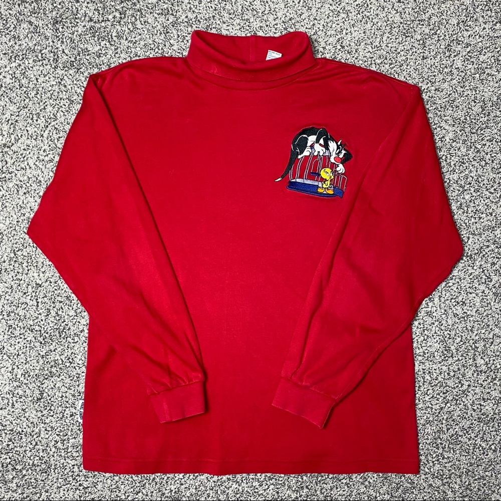 1993 Looney Tunes Mockneck LongSleeve